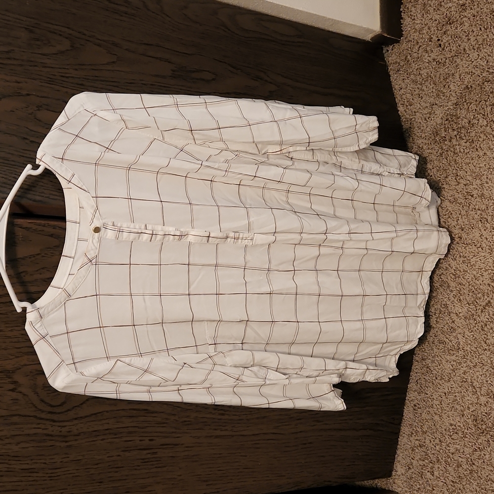 Checkered Dress Top